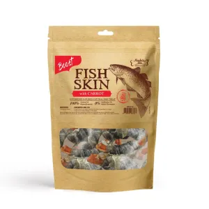 Absolute Bites Super Boost Fish Skin With Carrot Dog Treats