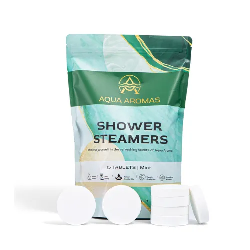 Aqua Aromas Shower Steamers - Aromatherapy Shower Bomb Steamers, 15 Pack