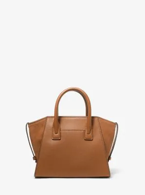 Avril Small Leather Top-Zip Satchel | 55487