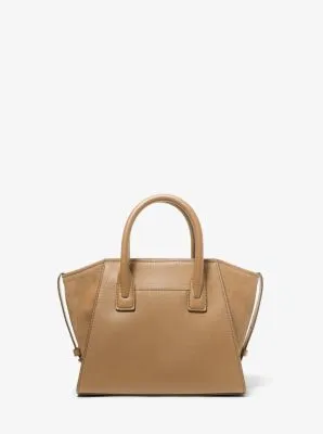 Avril Small Leather Top-Zip Satchel | 55487