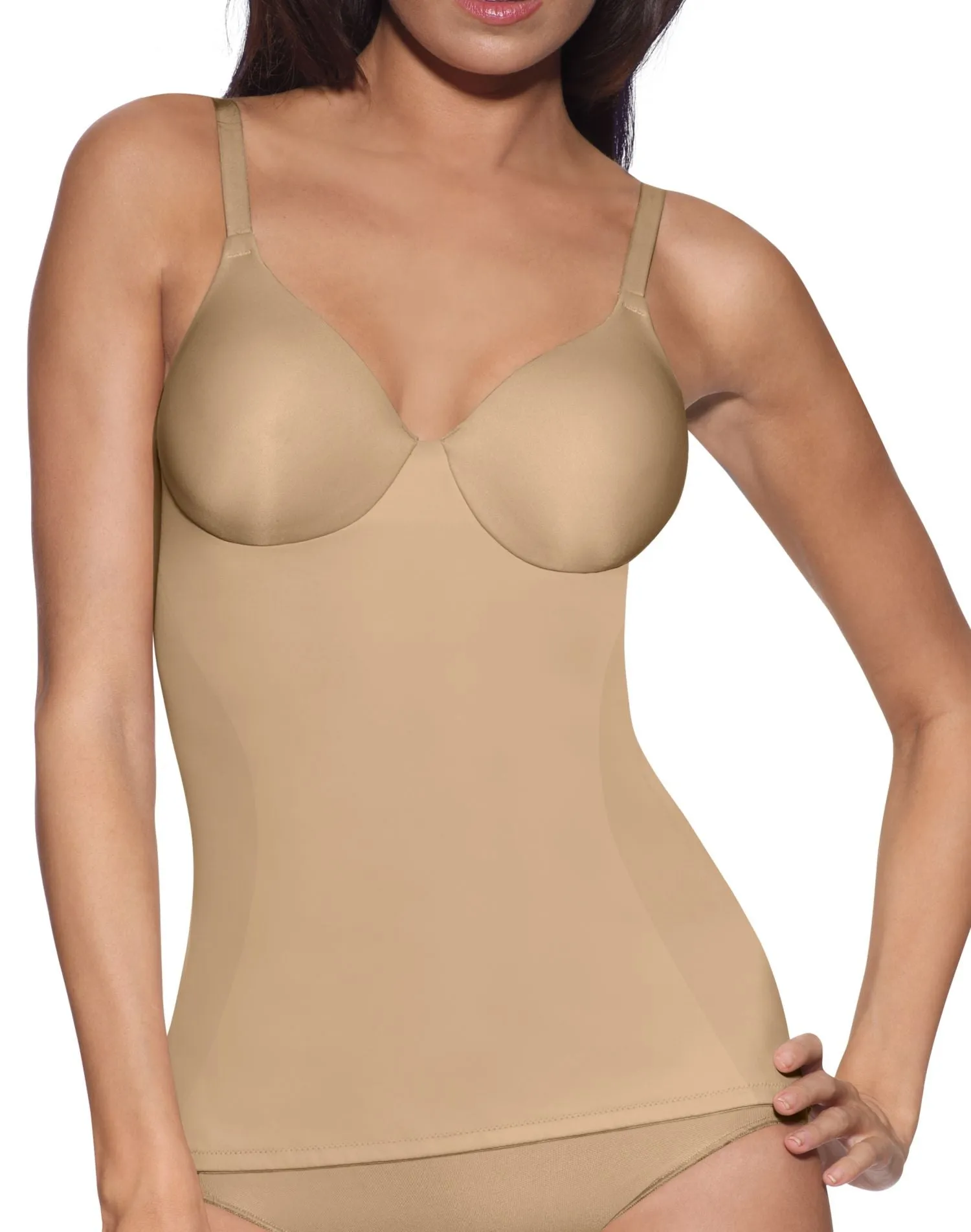 Bali Smooth it Out Cami with Bali Concealers Underwire