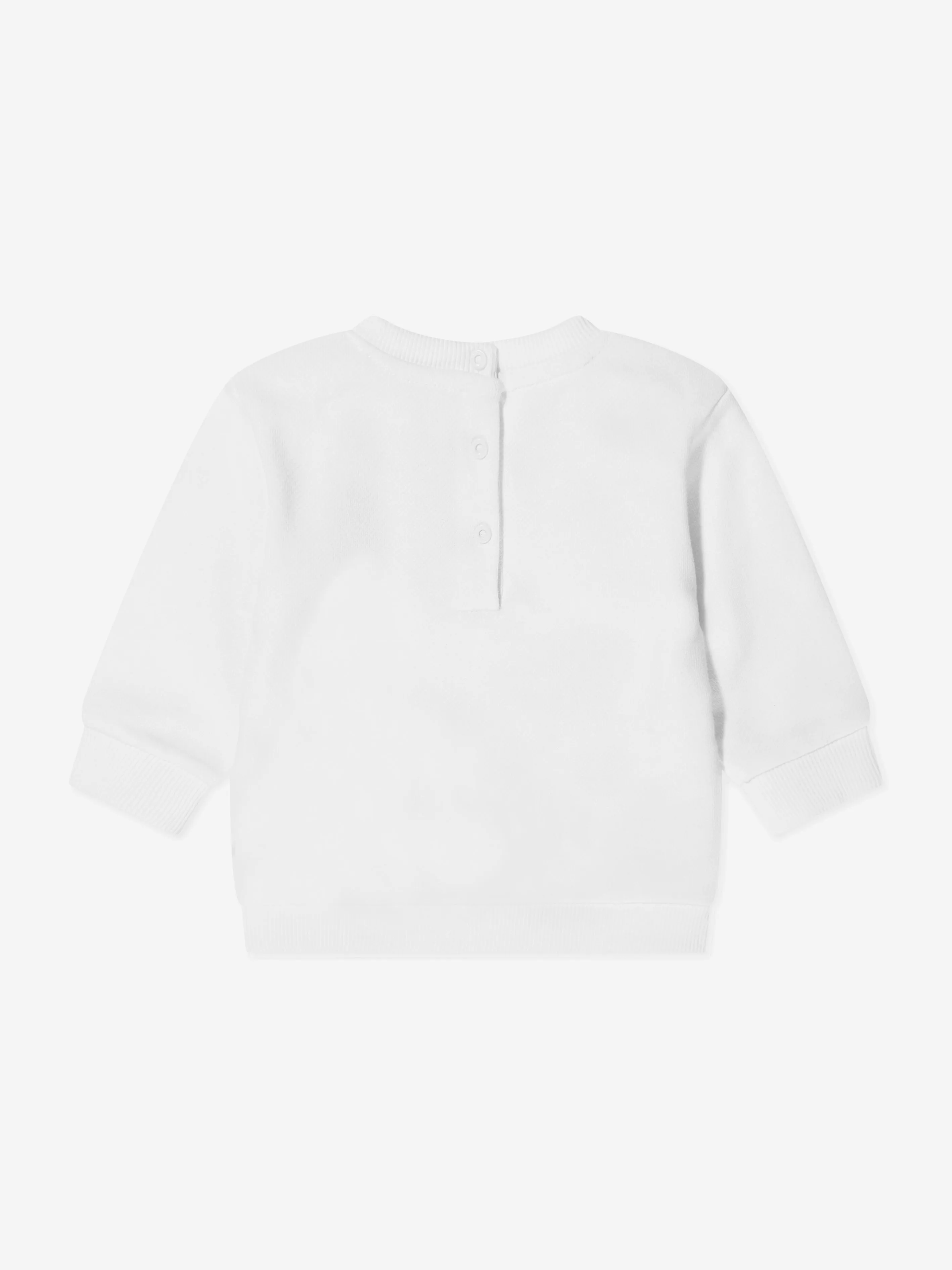 Balmain Baby Logo Sweatshirt in White