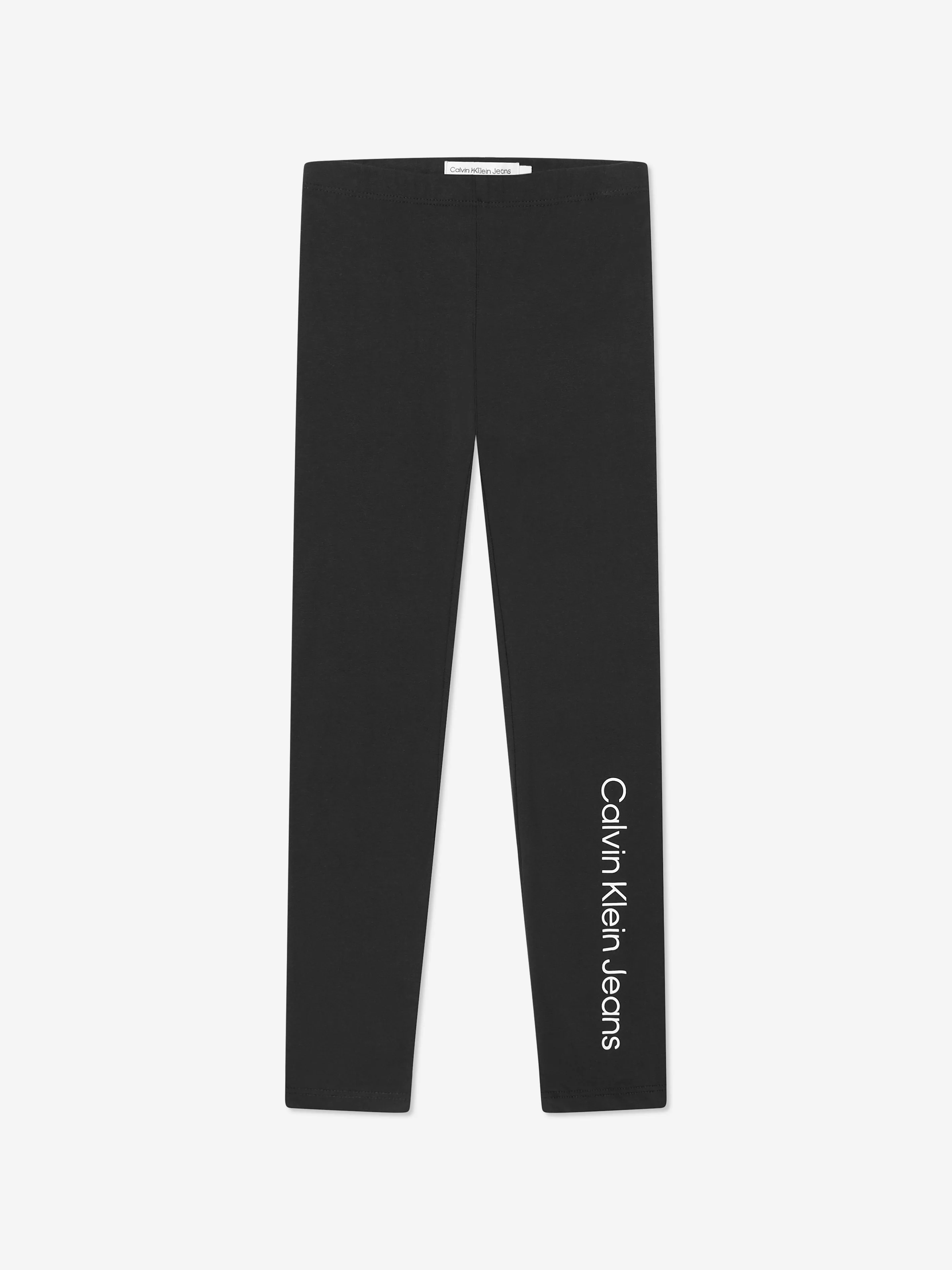 Calvin Klein Girls Logo Leggings Set in Black