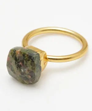 CATHEDRAL Unakite Ring