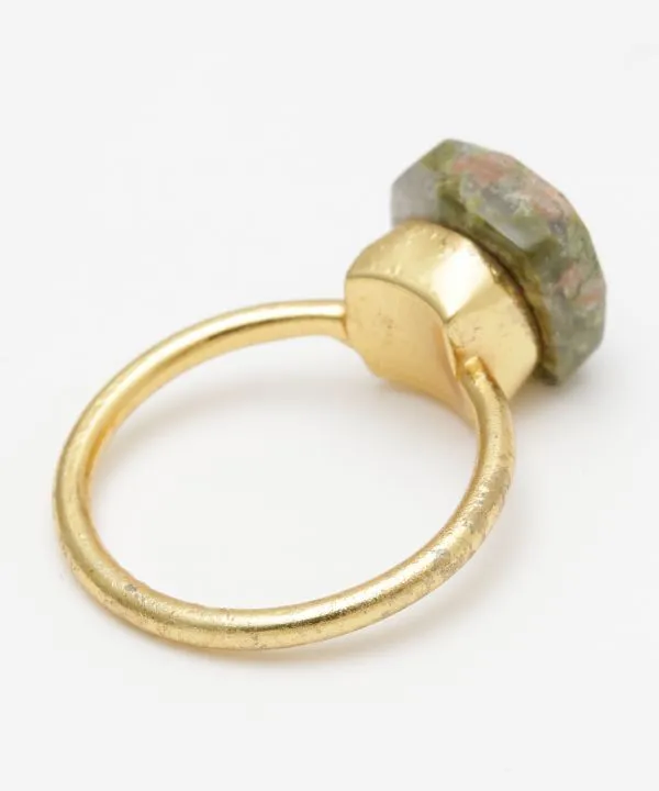 CATHEDRAL Unakite Ring