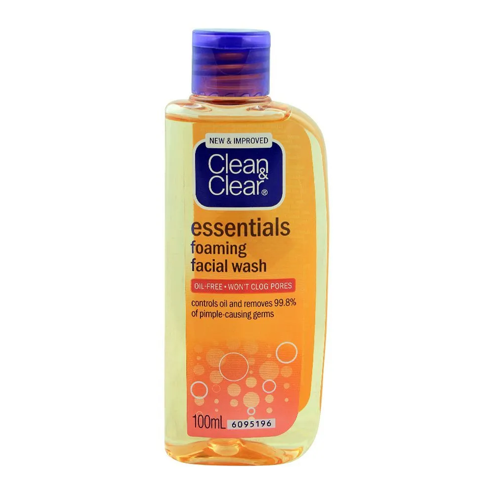 Clean & Clear Essentials Foaming Facial Wash Oil Free 100Ml