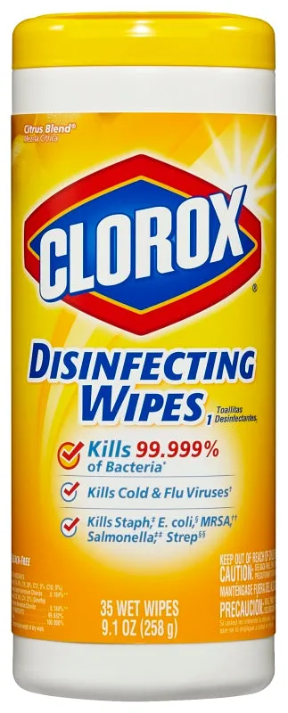 Clorox 01594 Disinfecting Wipes Can, Citrus :EA: QUANTITY: 1