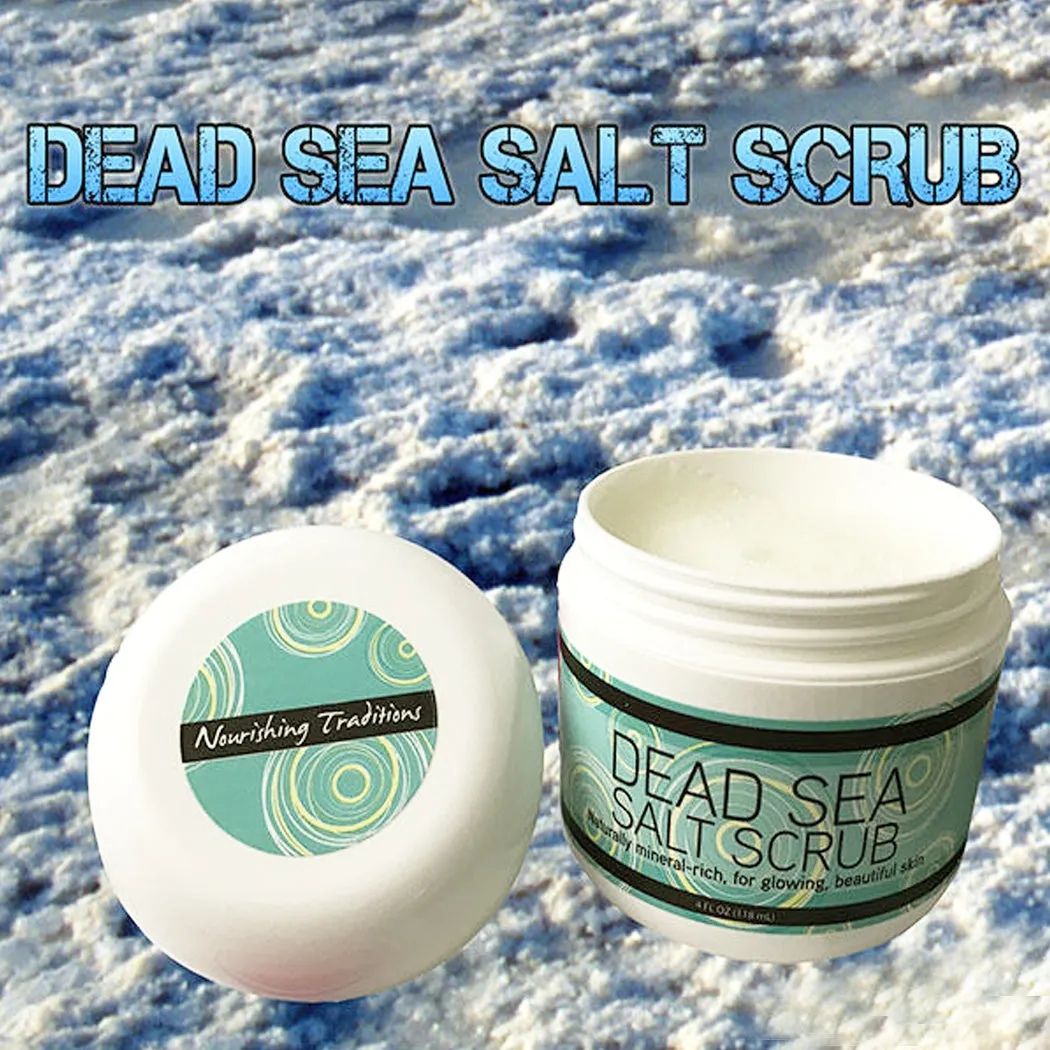 Dead Sea Salt Scrub for Glowing Skin infused , 4 fl. oz