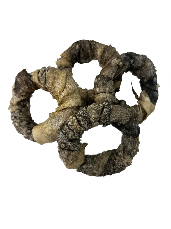 Durkha Cod Skin Donuts Dog Treats