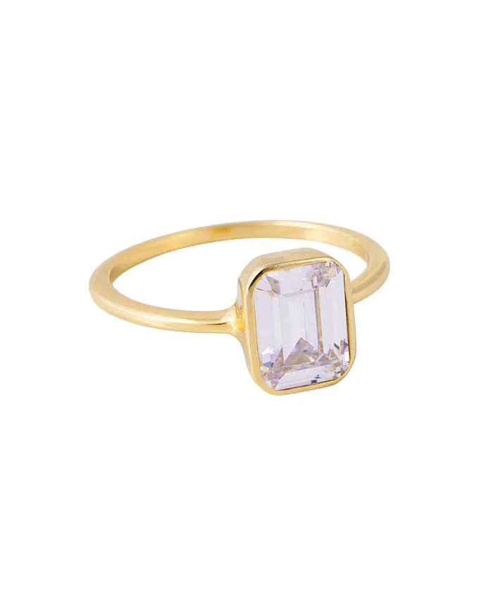 Emerald Cut Cocktail Ring