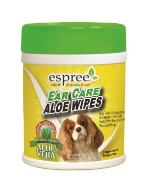 Espree Ear Care Aloe Wipes 60ct