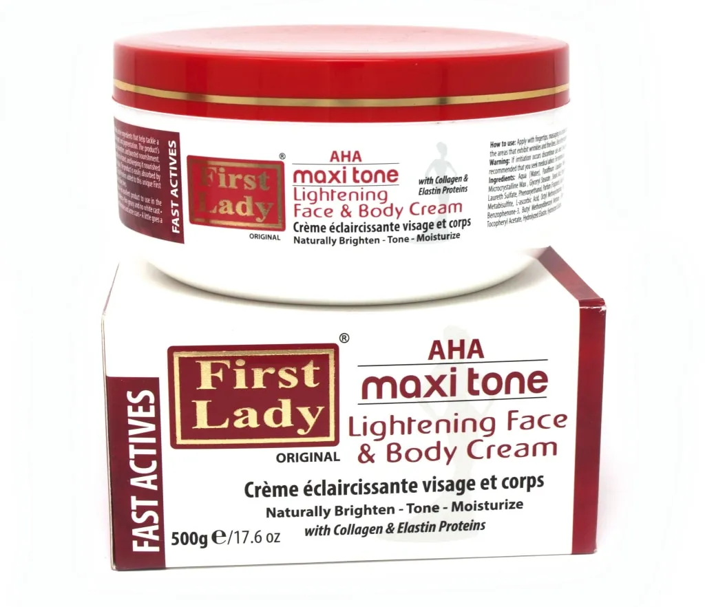 First Lady Fast Active AHA Maxi Tone Lightening Face & Body Cream