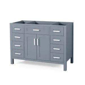 Greeley Contemporary 48" Wood Bathroom Vanity (Counter Top Not Included)