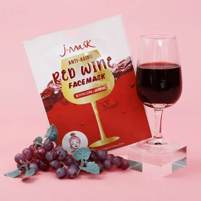 J-lash Face Mask - Red Wine