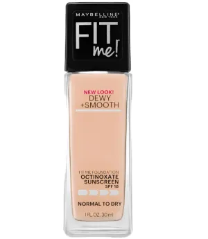 Maybelline Fit Me Foundation Dewy Smooth 120 Classic Ivory