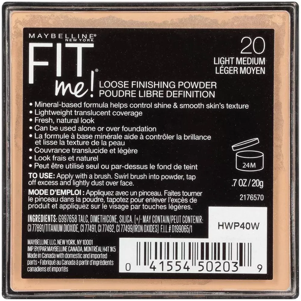 Maybelline Fit Me Loose Powder Light Medium 20