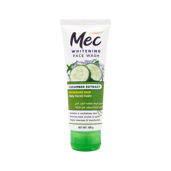 Mec Whitening Face Wash Cucumber Extract 100g