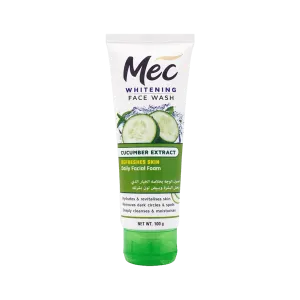 Mec Whitening Face Wash Cucumber Extract 100g