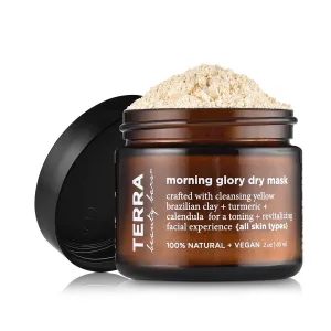 Morning Glory Turmeric   Brazilian Yellow Clay Dry Mask (Vegan, Waterless)