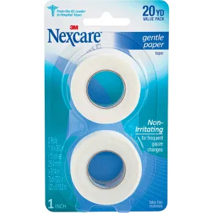 Nexcare 781-2PK Gentle Paper First Aid Tape, Pack of 2