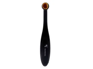 Or Bleu Curved Makeup Brush With Roundy Head