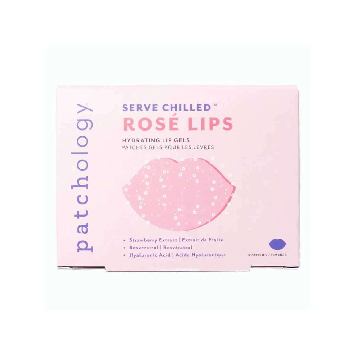 Patchology Serve Chilled Rosé Lip Gel 5-pack