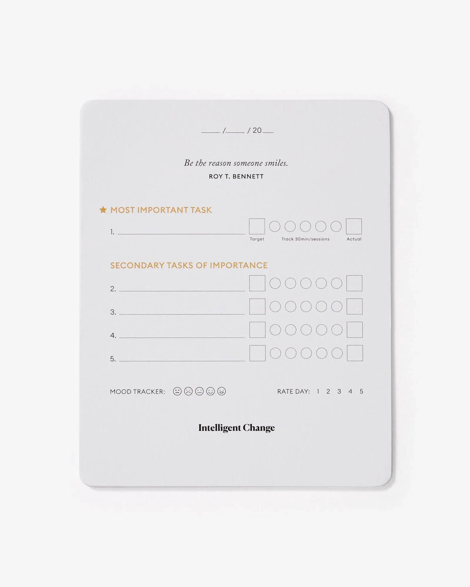 Productivity Planner Cards Refill Pack