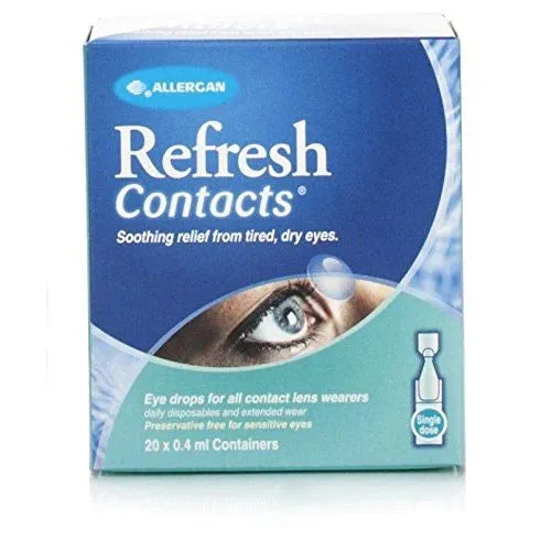 Refresh Contacts Unit Vials 0.4ml Pack of 20 (N)