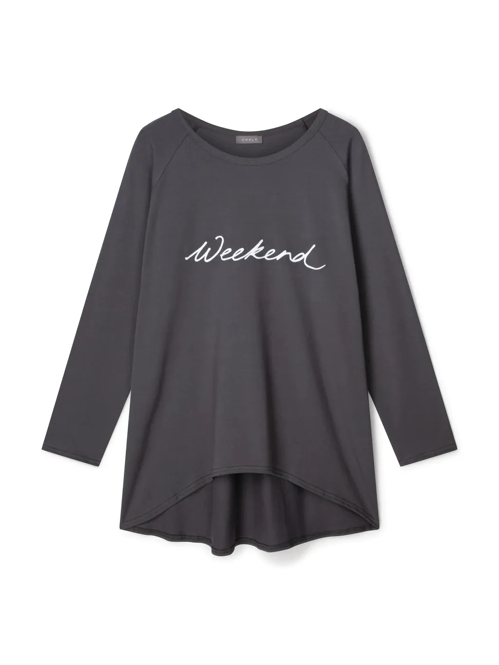 Robyn Top  - Charcoal "Weekend"