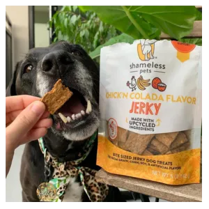 Shameless Pets Chick'n Colada Jerky Bites for Dogs, 5oz