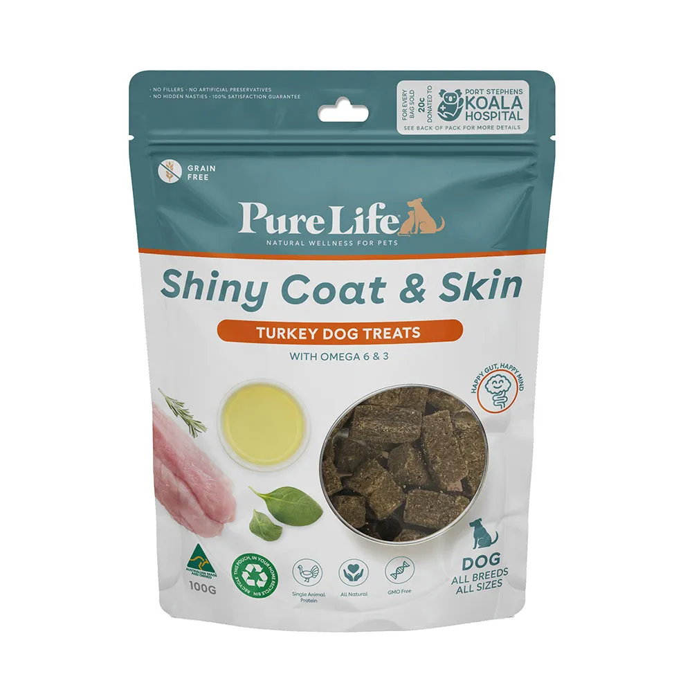 Shiny Coat & Skin Turkey Dog Treats