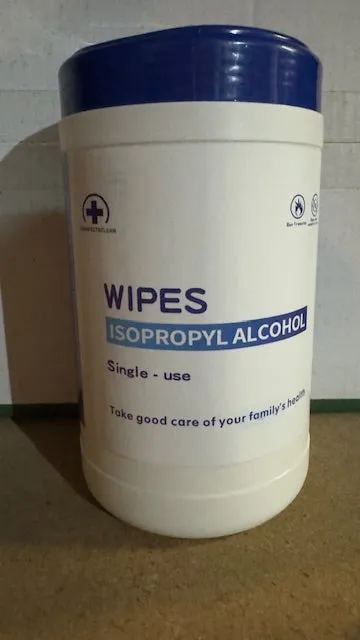 Single Use Alcohol Wipes