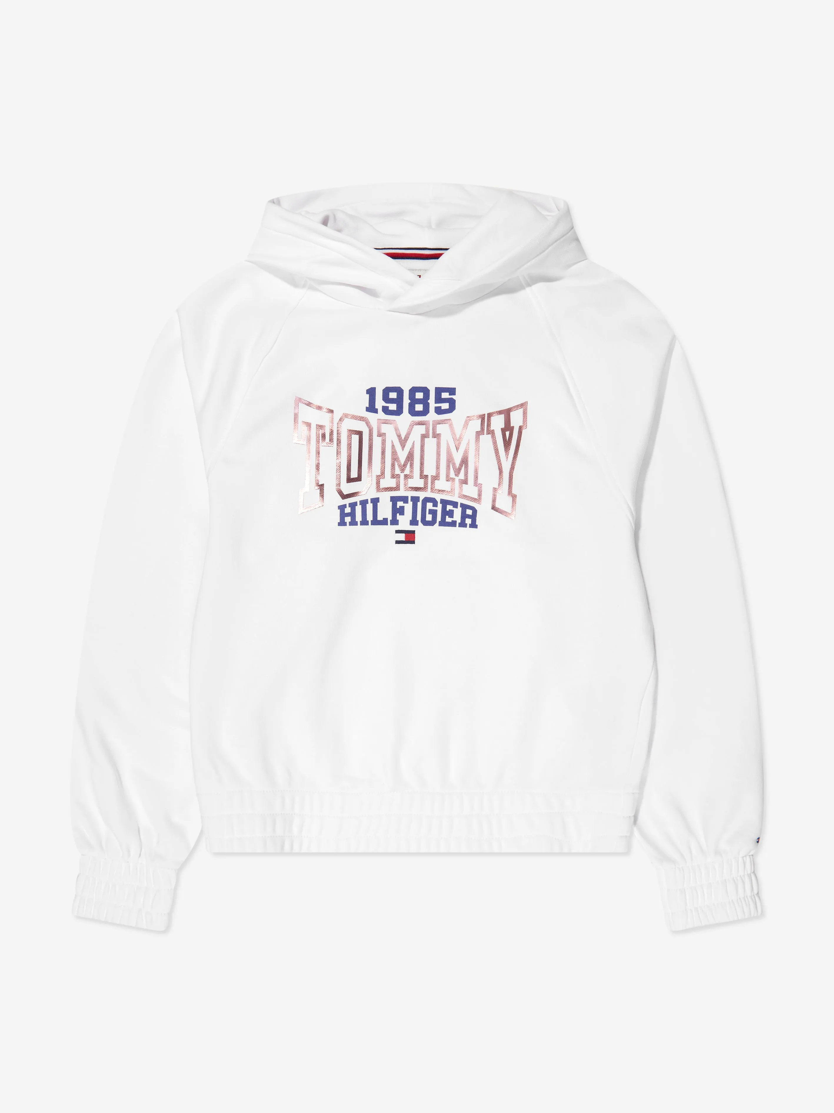 Tommy Hilfiger Girls 1985 Varsity Hoodie in White