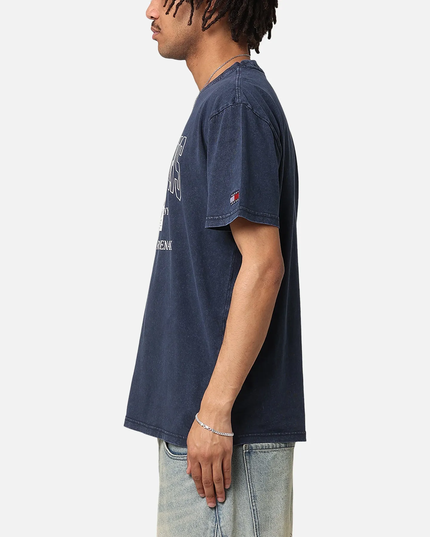 Tommy Jeans TJM Archive Logo T-Shirt Dark Night Navy