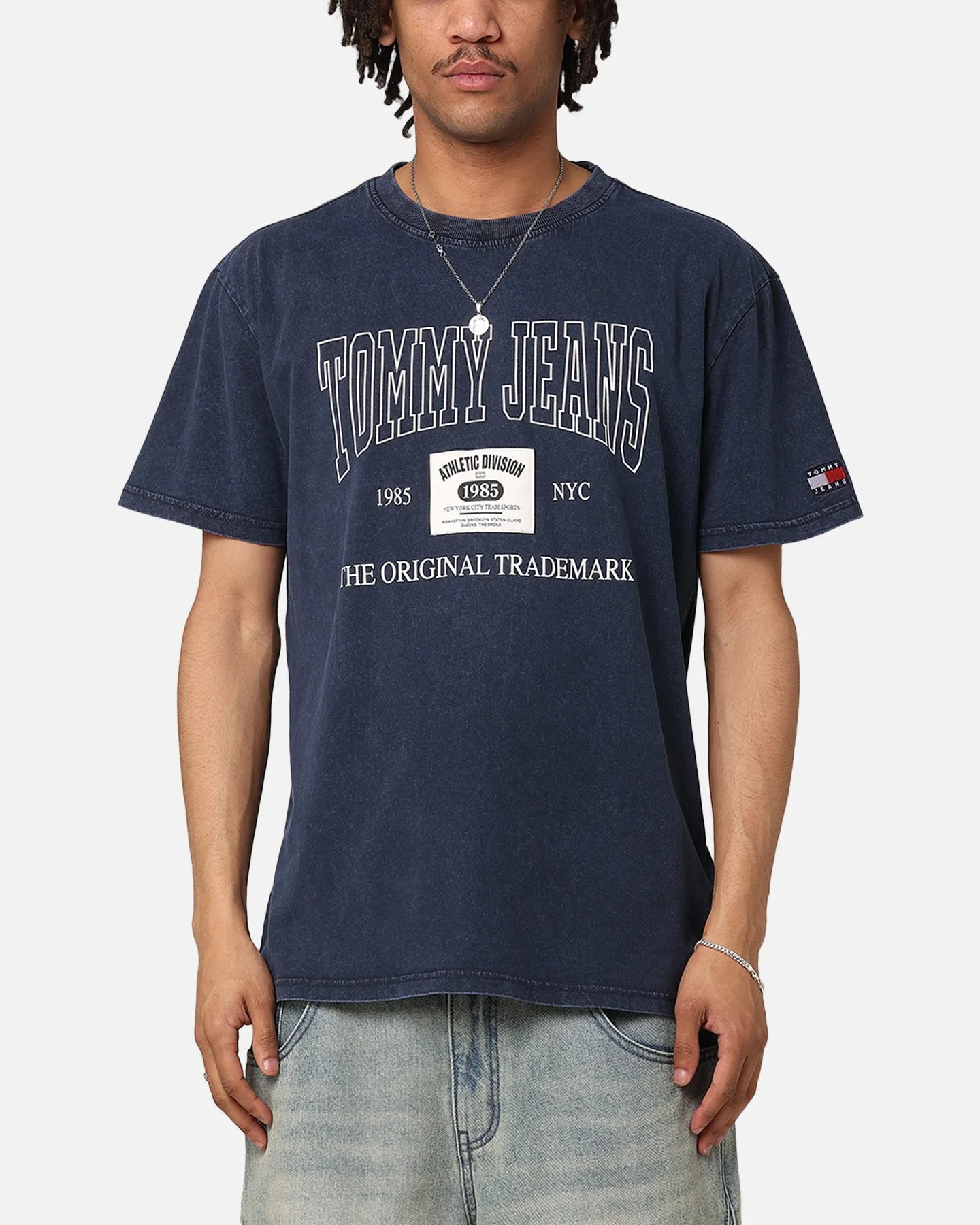 Tommy Jeans TJM Archive Logo T-Shirt Dark Night Navy