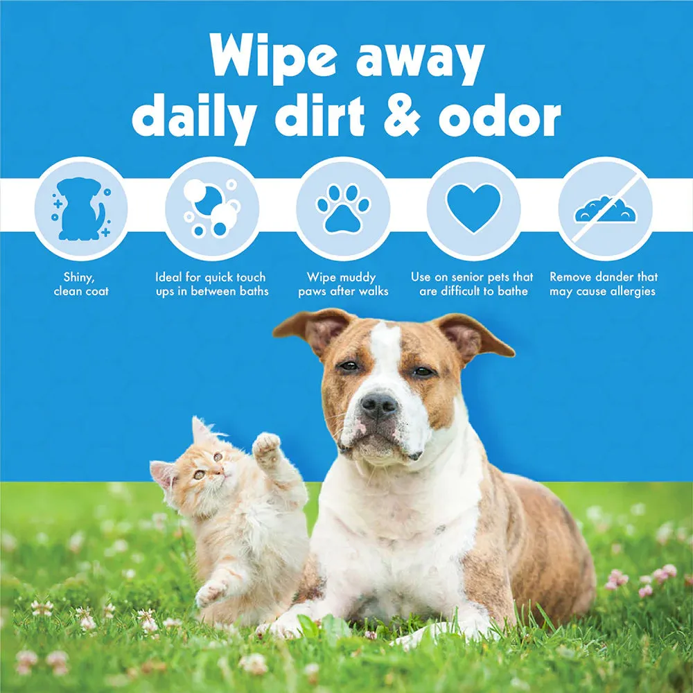 Travel Pack Pet Wipes 100 Pieces