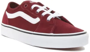 Vans Filmore Decon In Burgundy For Women