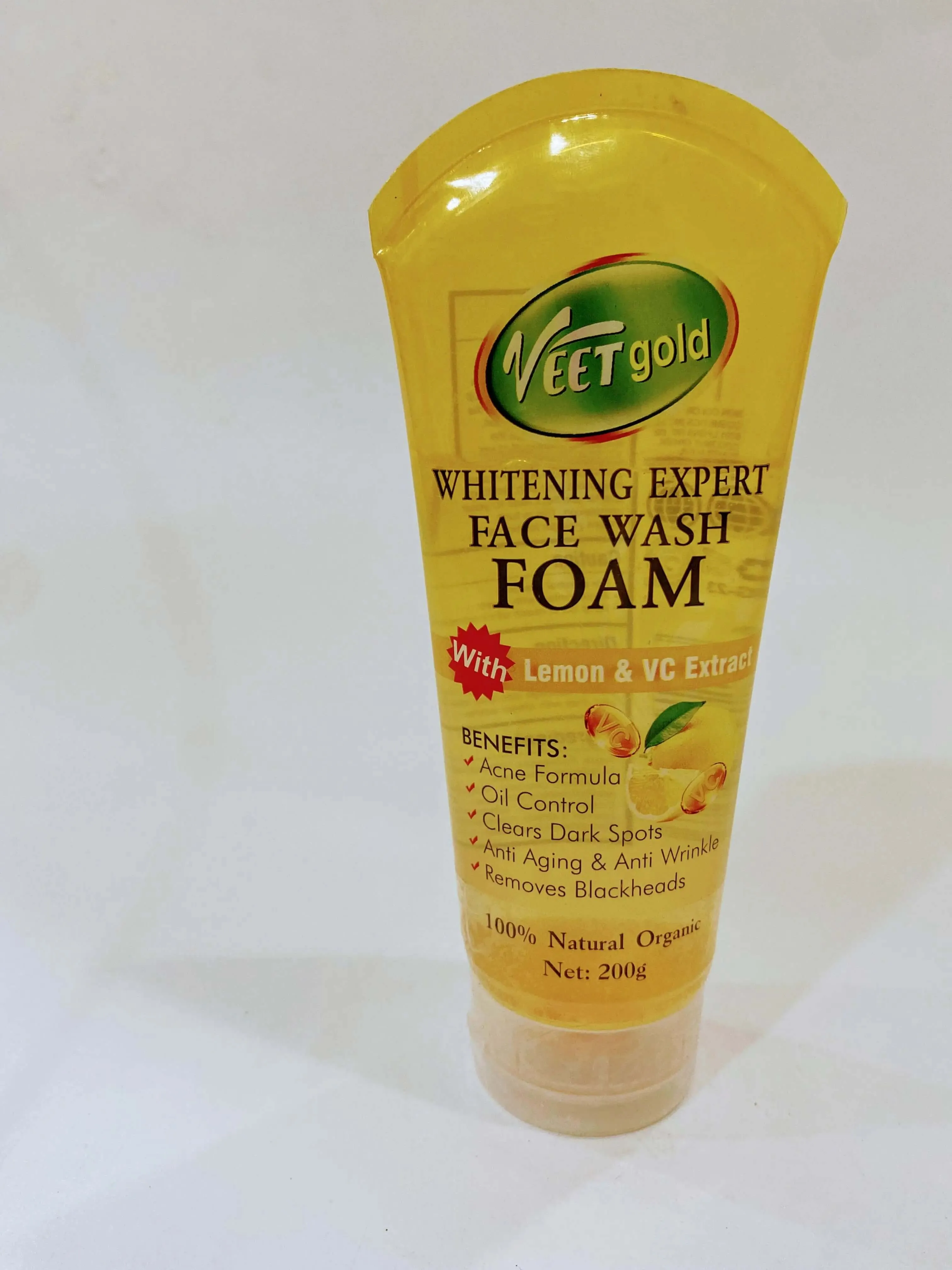 Veetgold Whitening Expert Face Wash - Lemon & Vitamin C