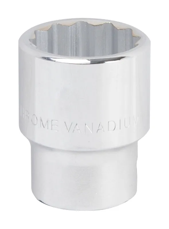 Vulcan MT-SM6032 Drive Socket, 32 mm Socket, 3/4 in Drive, 12-Point, Chrome Vanadium Steel, Chrome :EA: QUANTITY: 1