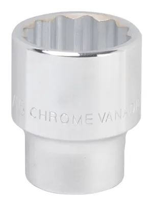 Vulcan MT-SS6042 Drive Socket, 1-5/16 in Socket, 3/4 in Drive, 12-Point, Chrome Vanadium Steel, Chrome :EA: QUANTITY: 1