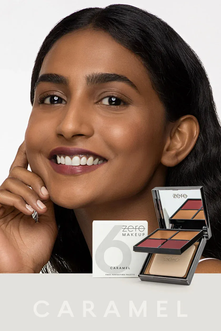 Zero Makeup - Face Perfecting Palette CARAMEL 6