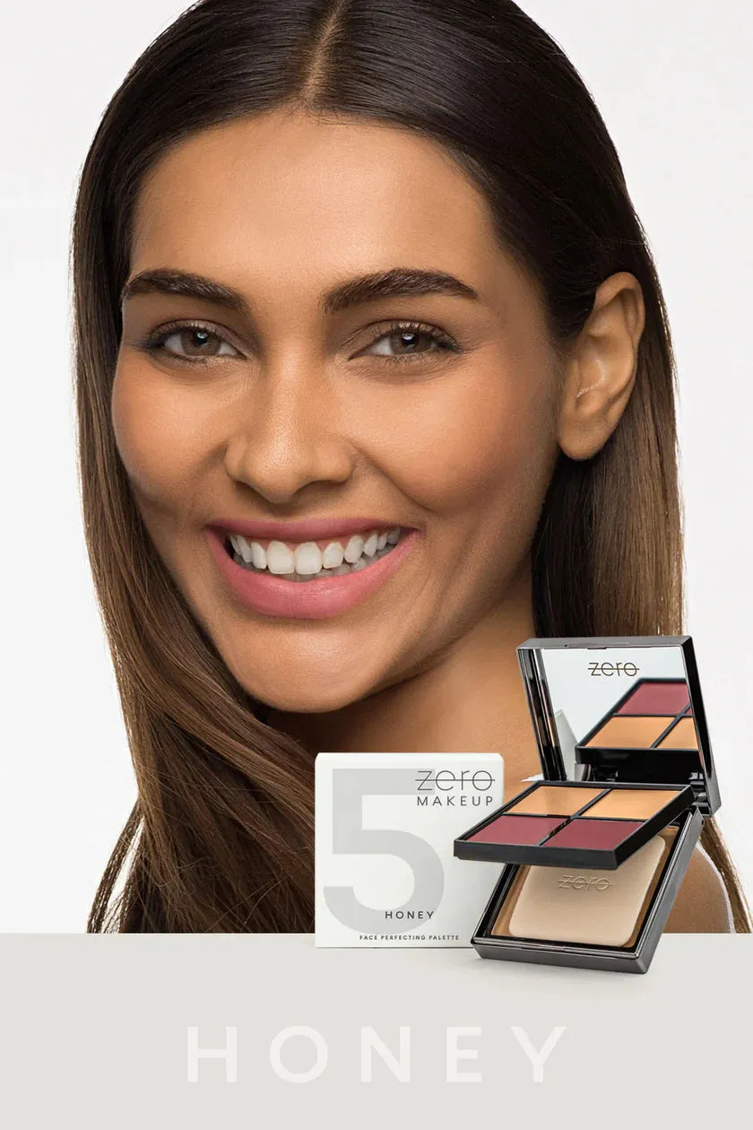 Zero Makeup - Face Perfecting Palette HONEY 5